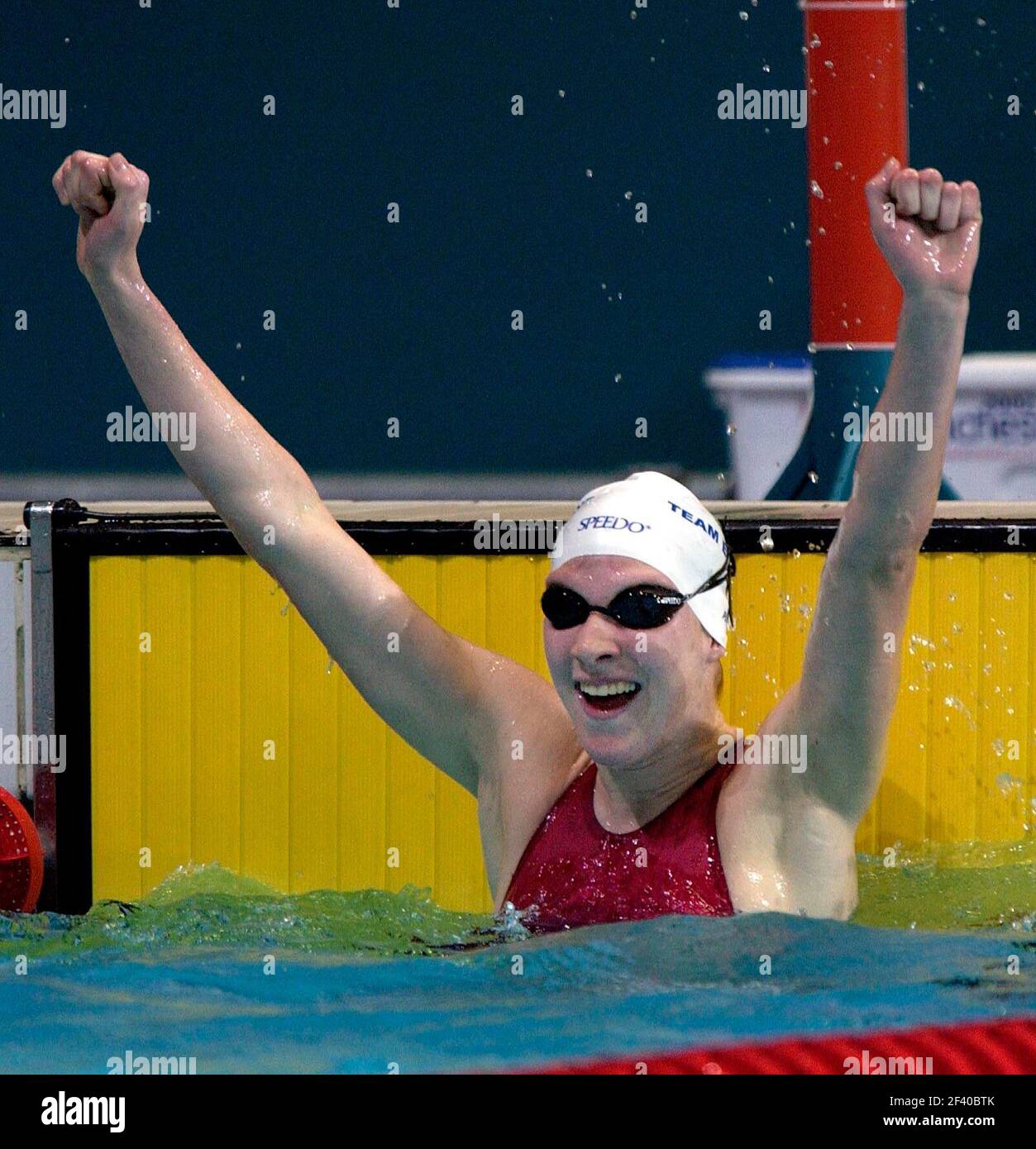 Commonwealth Games Manchester 382002 Swimming Finals Mens 400m Womans Freestyle Winner Rebecca
