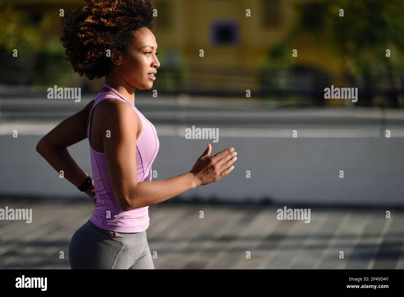 Portrait of a Female Athlete in Fitness Clothes Stock Image - Image of  black, action: 136613685