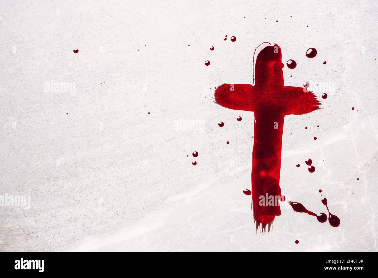 Jesus Crucifixion Blood Red High Resolution Stock Photography and
