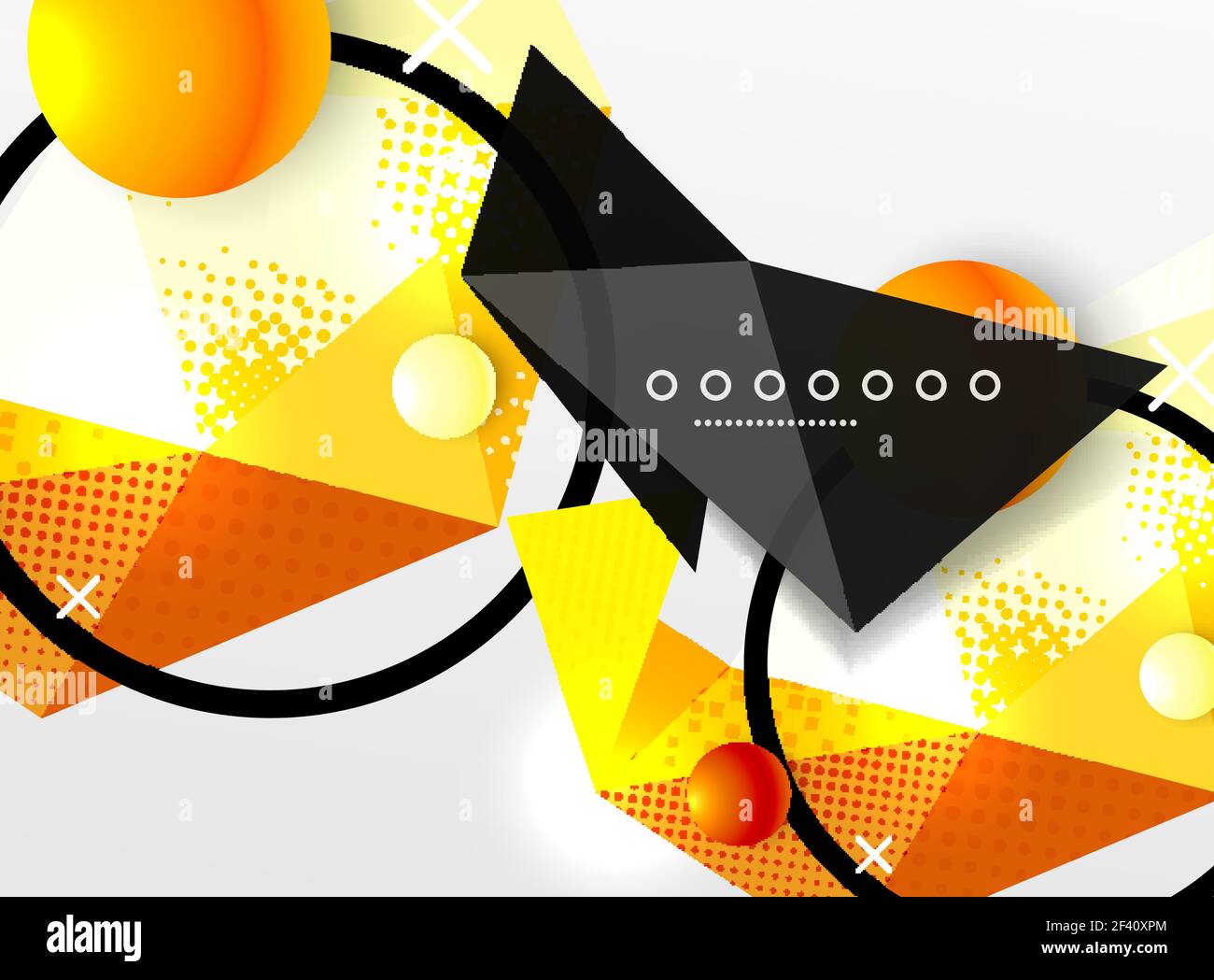 Vector color geometric abstract composition, triangular and polygonal design elements, digital background. Vector color geometric abstract composition, triangular and polygonal design elements, digital techno background Stock Vector
