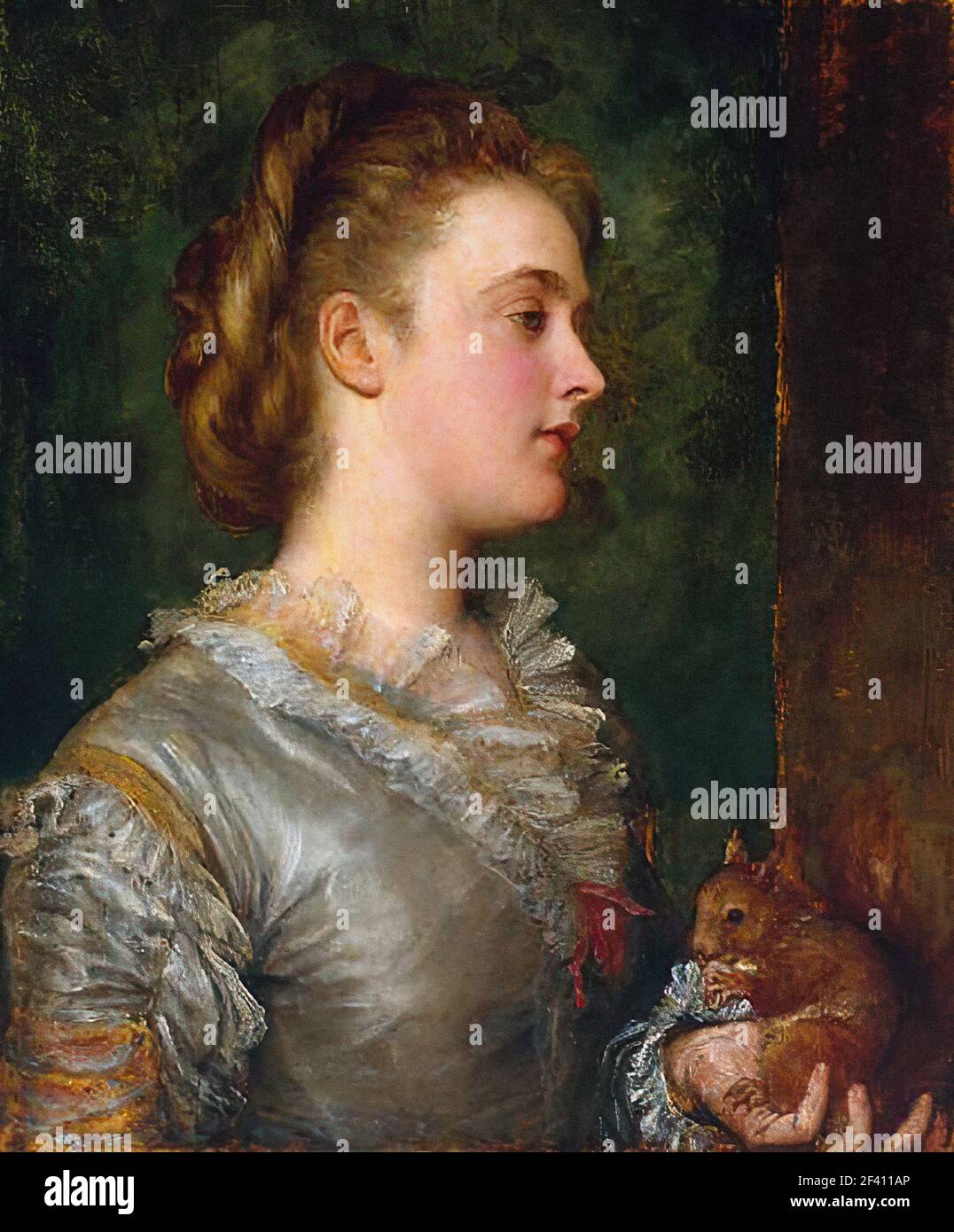 George Frederick Watts - Dorothy Tennant Later Lady Stanley Stock Photo