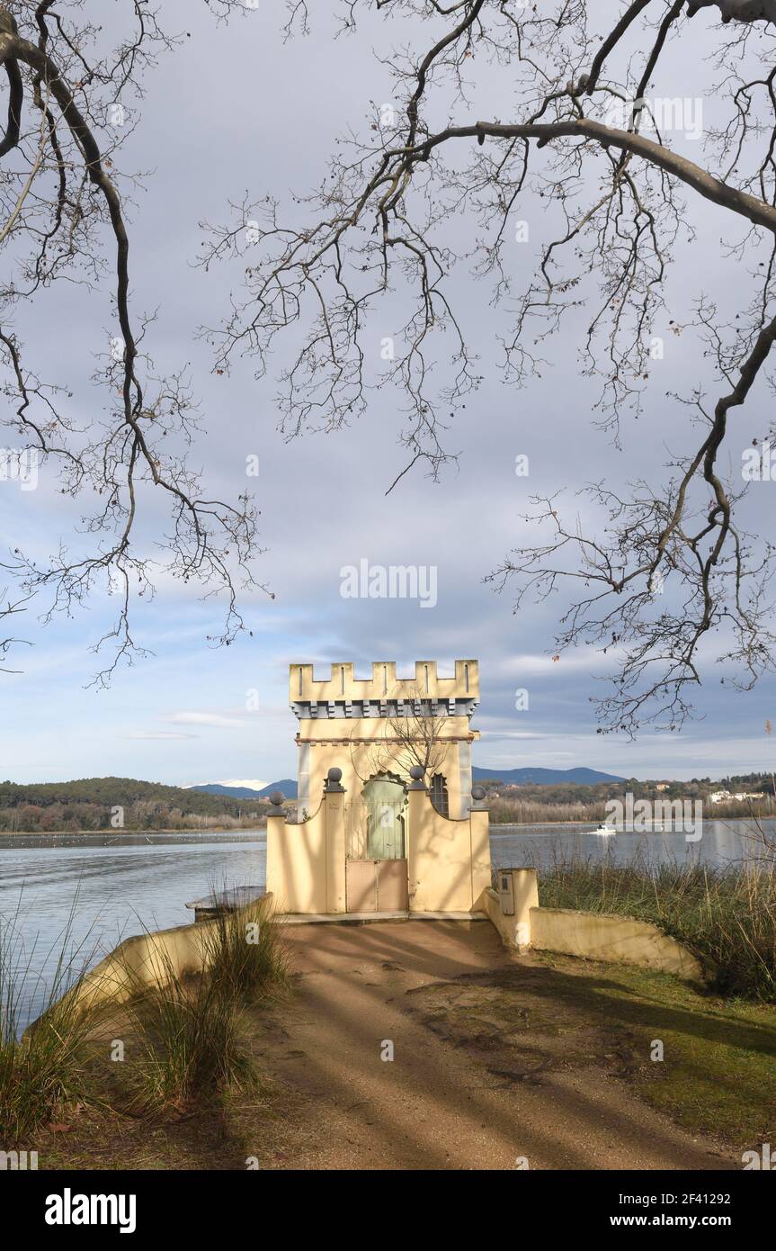 Cap de Bou on Lake Banyoles , Girona province, Spain Stock Photo - Alamy