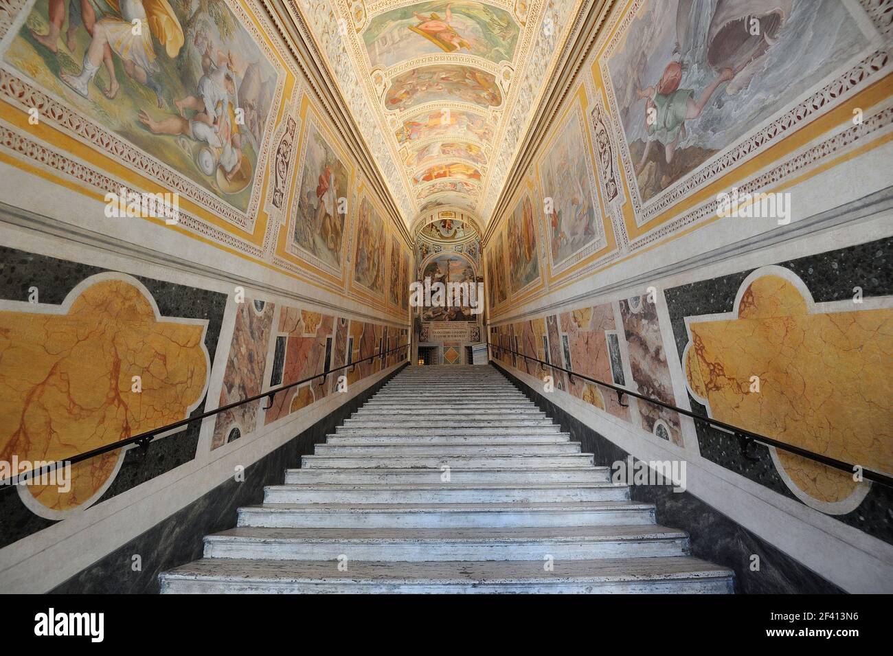 Italy, Rome, San Giovanni in Laterano, Scala Santa (Holy Stairs) Stock Photo