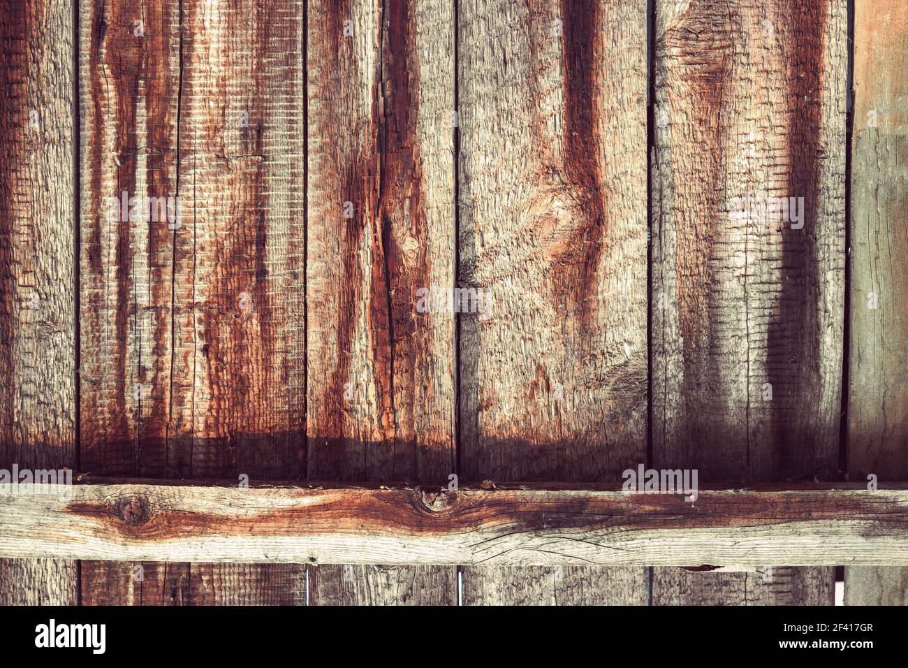 Grunge Wood Panels Gor Background. Vintage old wooden planks background. Old wood wall texture background.. Grunge Wood Panels For Background Purposes Stock Photo