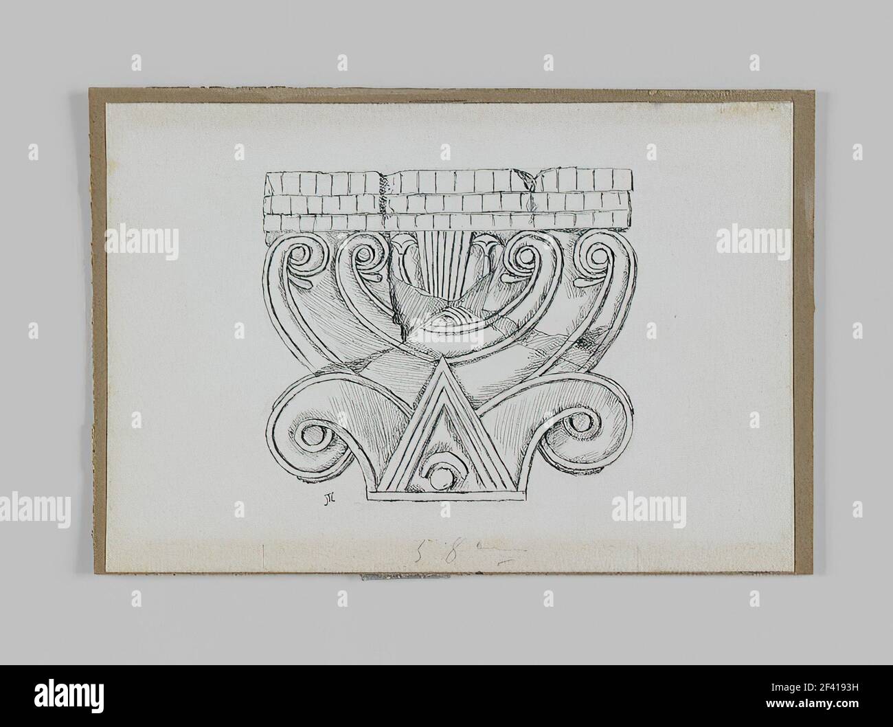 James Tissot - Phoenician Capital 1889 Stock Photo