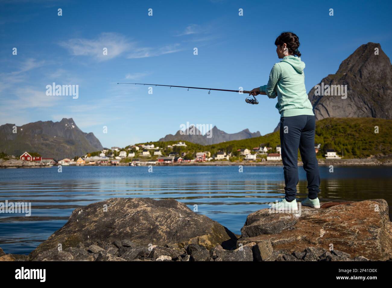 Fishing Pinup Girl -  Norway