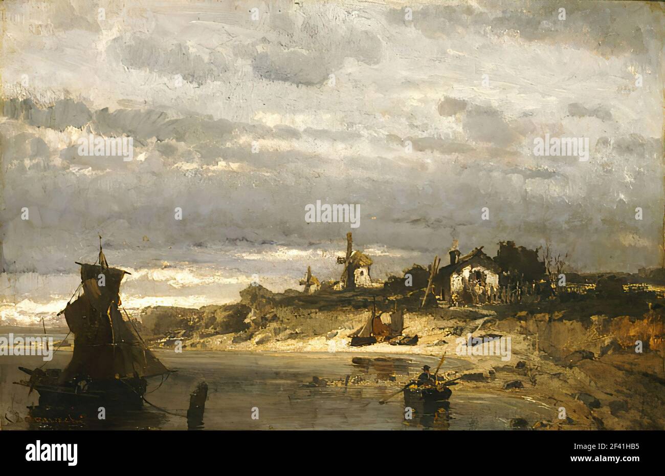 Konstantinos Volanakis - 1876 Stock Photo - Alamy