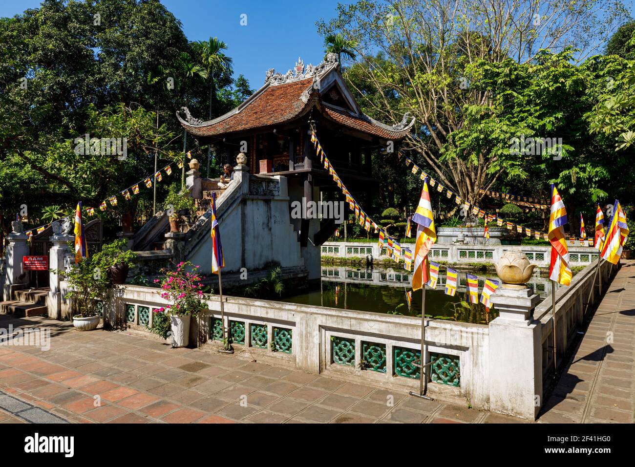 The One Pillar Pagoda of Hanoi in Vietnam Stock Photo Alamy