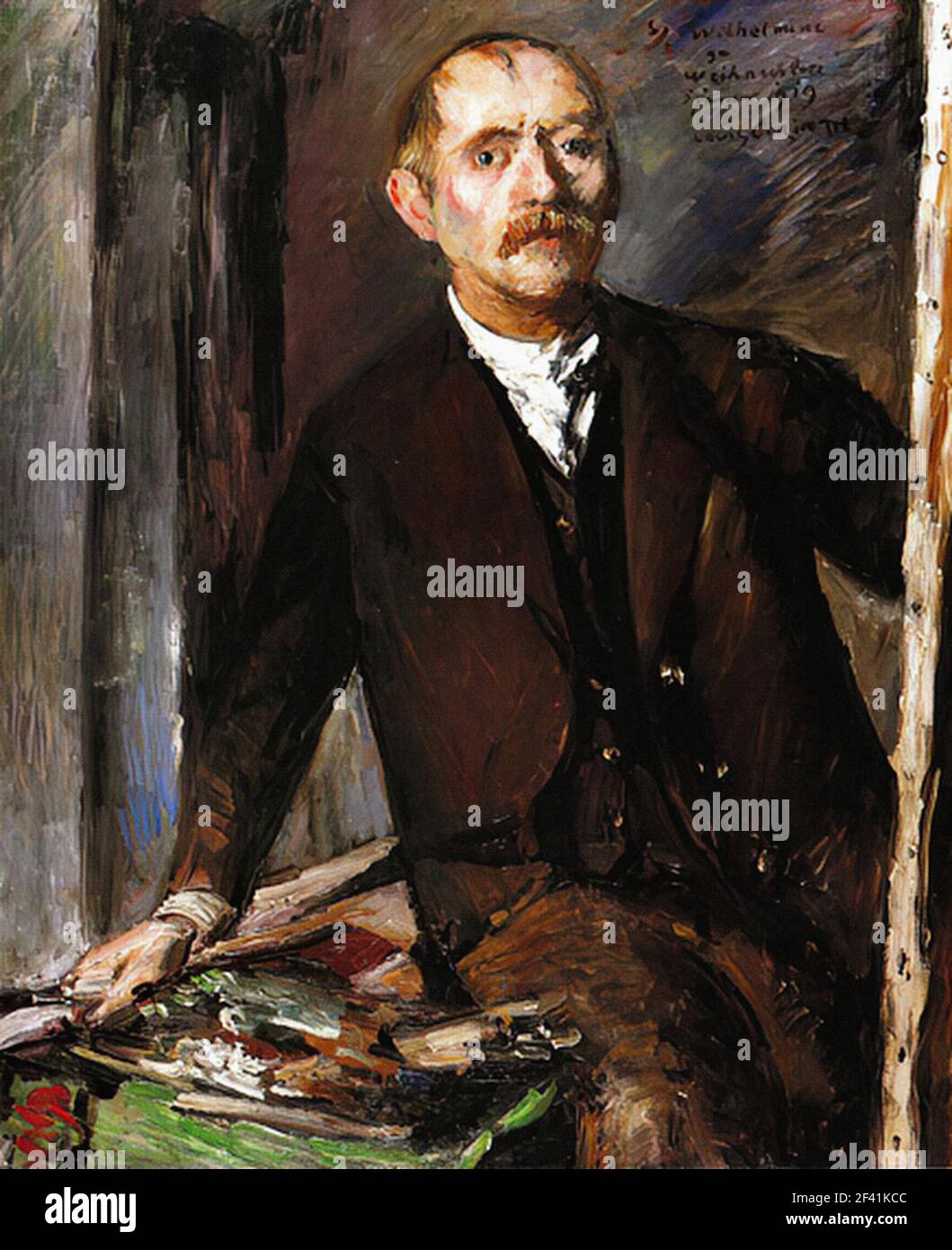 Self portrait easel hi-res stock photography and images - Alamy