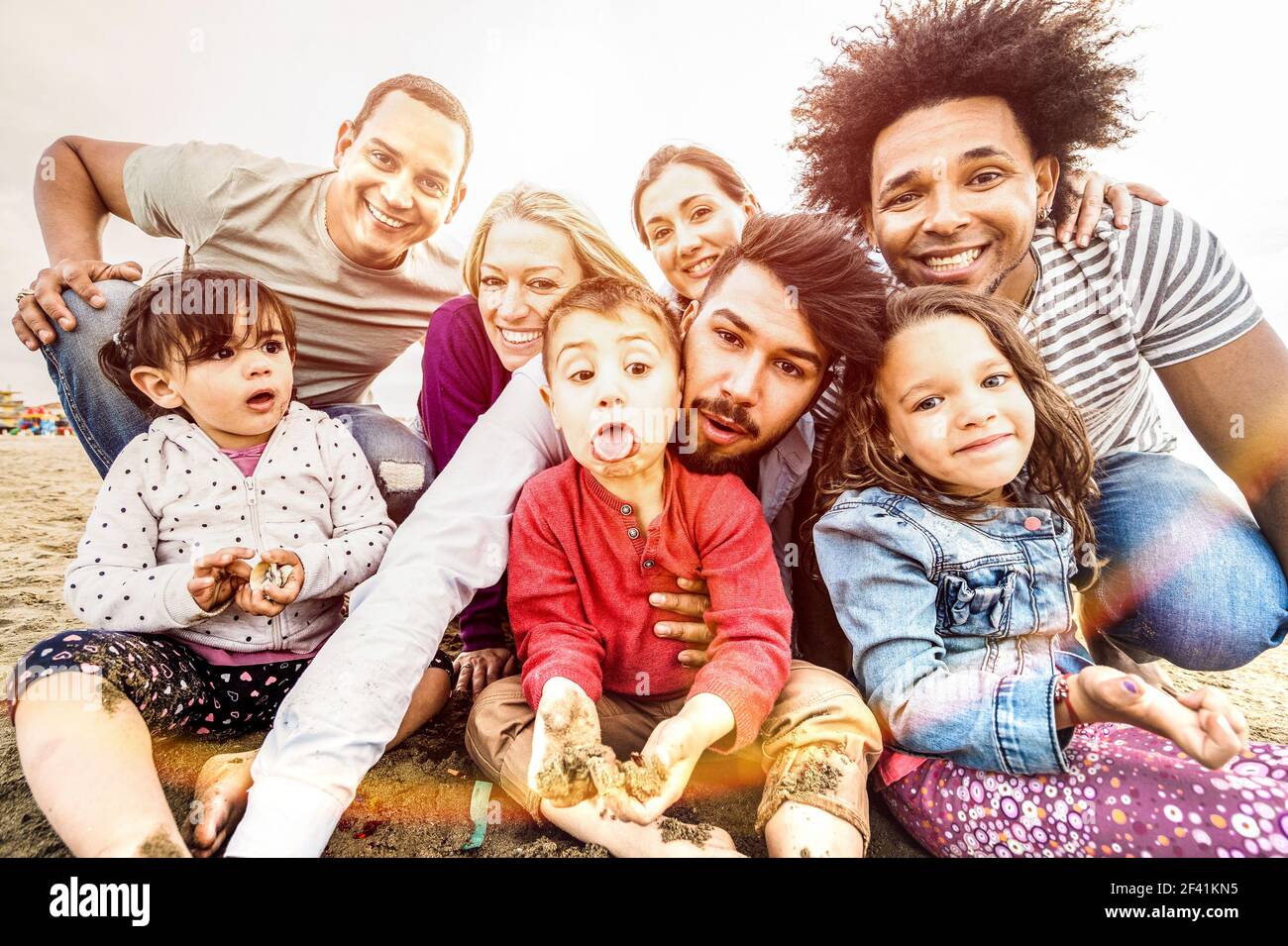 African american family happy faces hires stock photography and images
