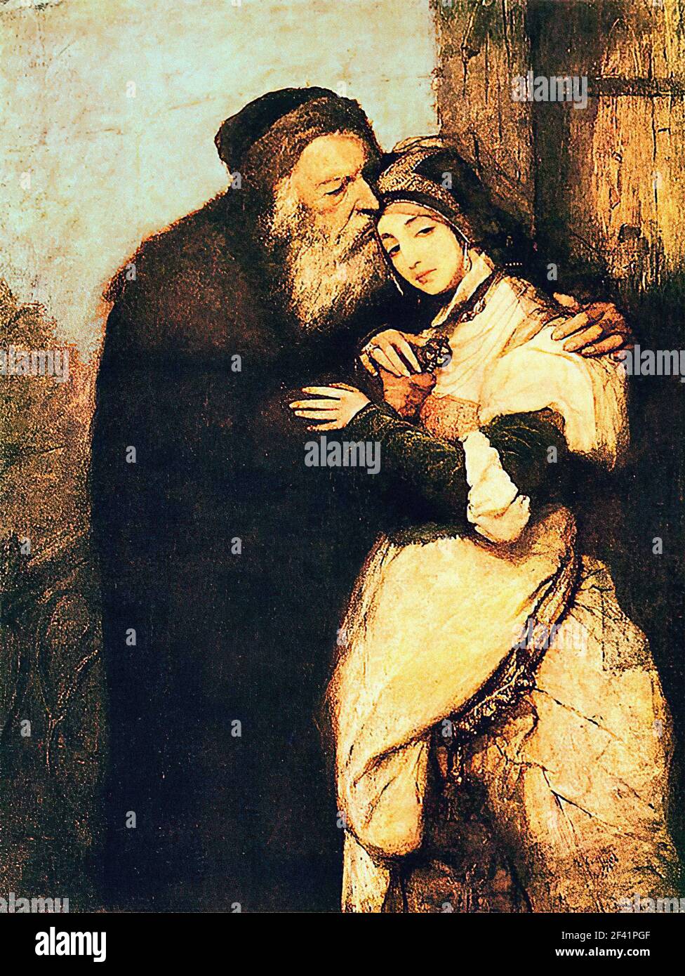 Maurycy Gottlieb - Shylock Jessica 1876 Stock Photo