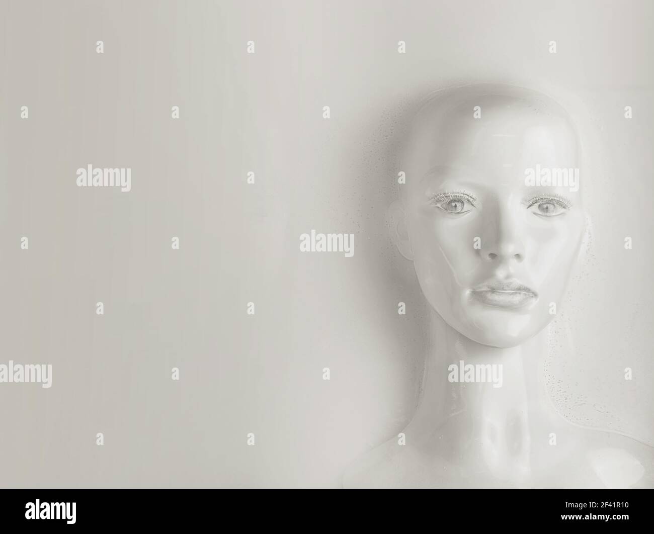 Artificial intelligence concept and human being Stock Photo