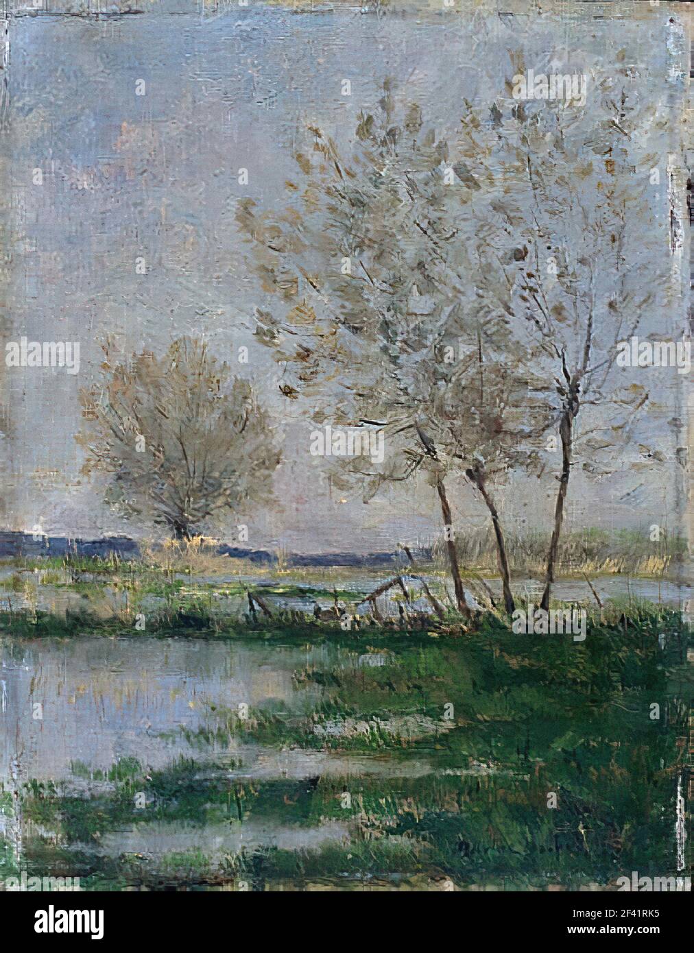 Maxime Maufra - Flooded Meadows Stock Photo