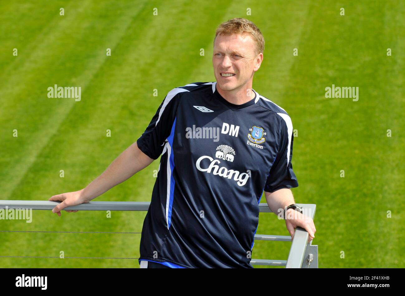 DAVID MOYES MANAGER OF EVERTON FC  6/52008. PICTURE DAVID ASHDOWN Stock Photo