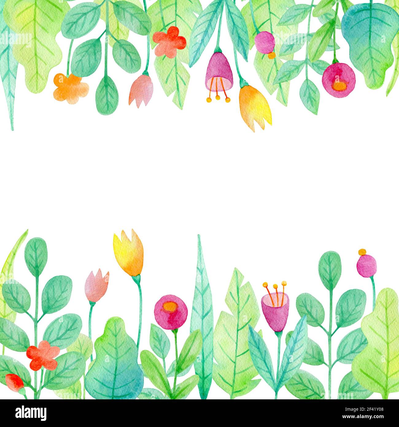Green floral background Royalty Free Vector Image