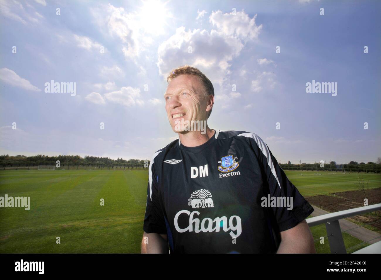 DAVID MOYES MANAGER OF EVERTON FC  6/52008. PICTURE DAVID ASHDOWN Stock Photo