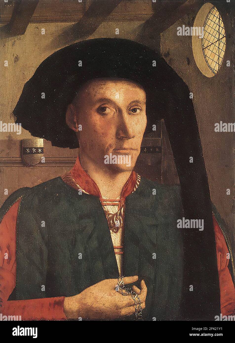 Petrus Christus - Edward Grimston 1446 Stock Photo - Alamy