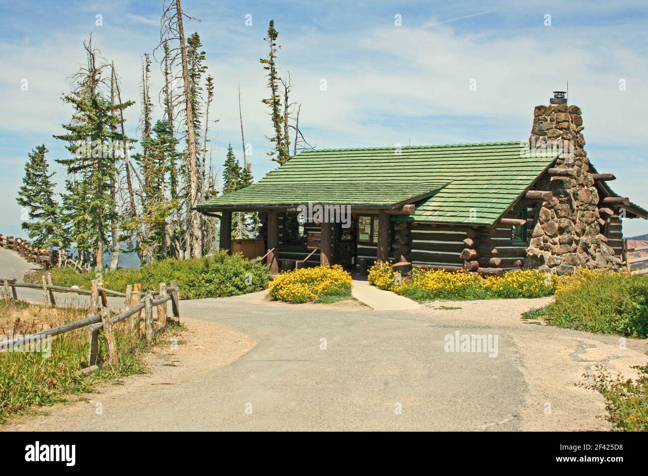 Visitors center in Cedar Breaks National Monument, Utah Stock Photo