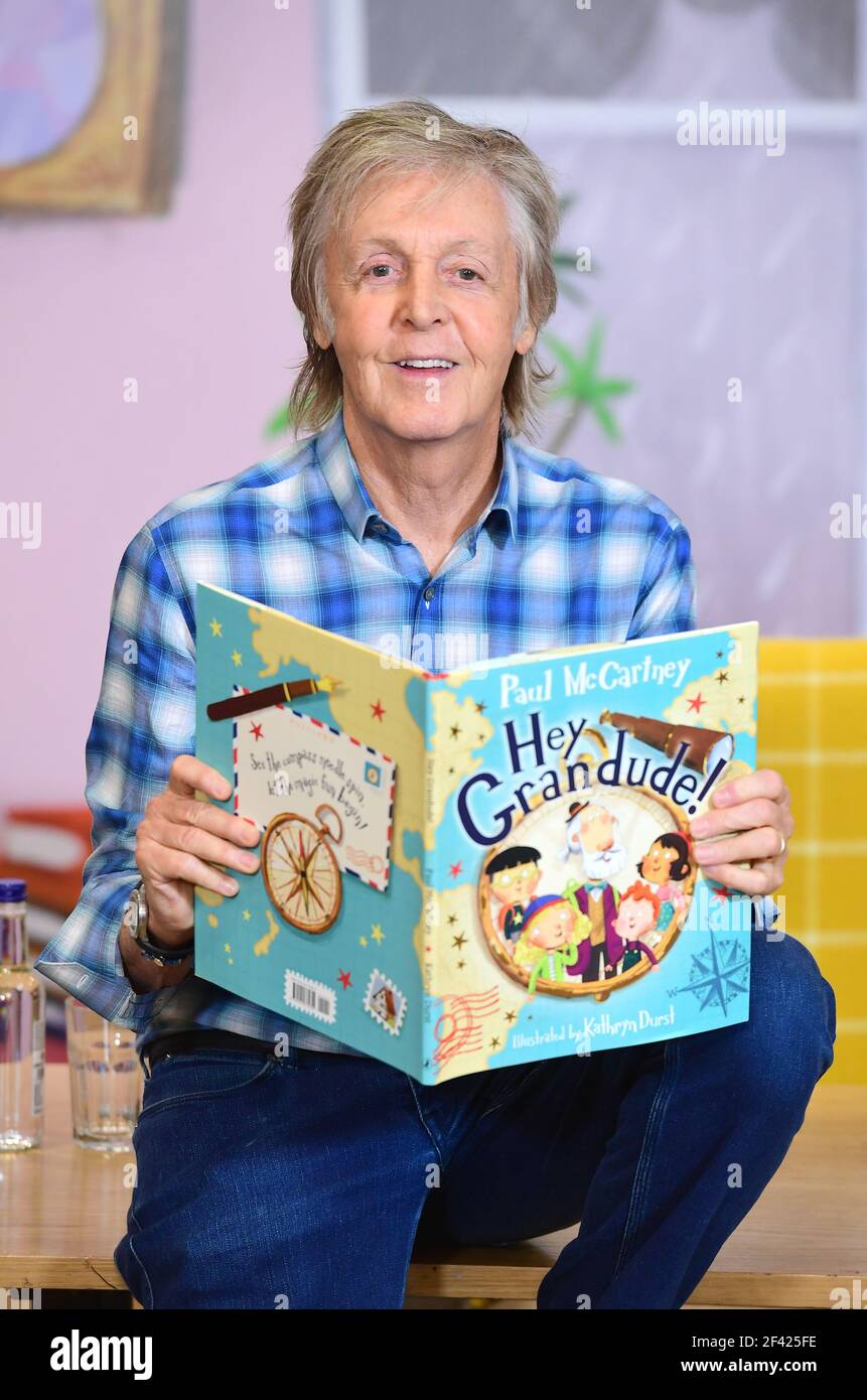 File Photo Dated 06 09 19 Of Paul Mccartney During A Signing Session For His Book Hey Grandude At Waterstones Piccadilly Central London The Revered Musician S First Children S Picture Book Is Getting A Sequel