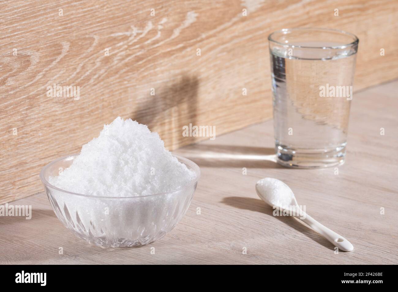 Magnesium chloride to mix with water Mineral compound Stock Photo Alamy