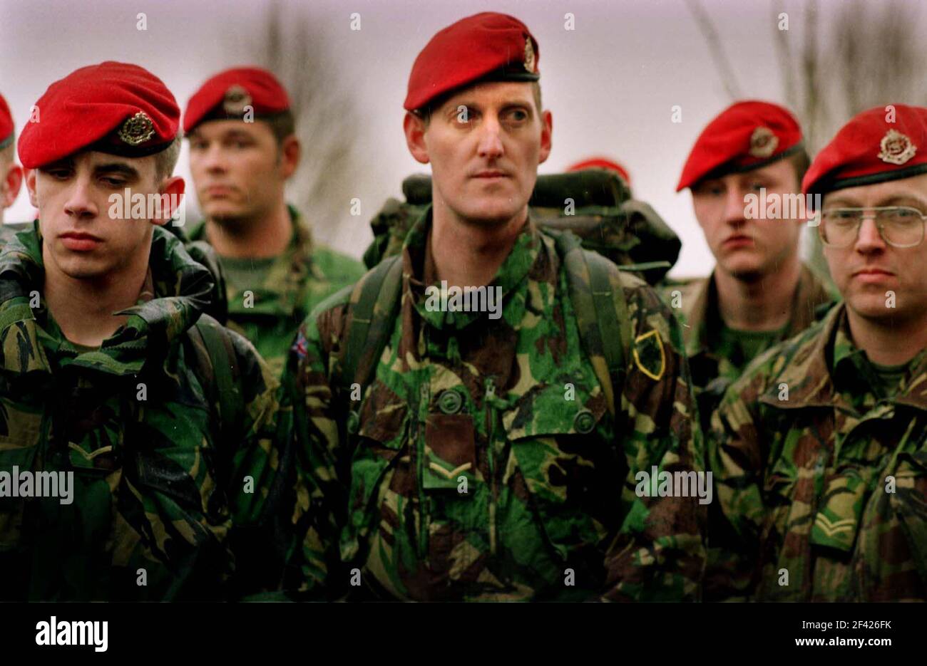 3rd Regiment Rmp MEMBERS OF THE 3RD REG ROYAL MILITARY POLICE WHO ARE BEING BRIEFED ON ...