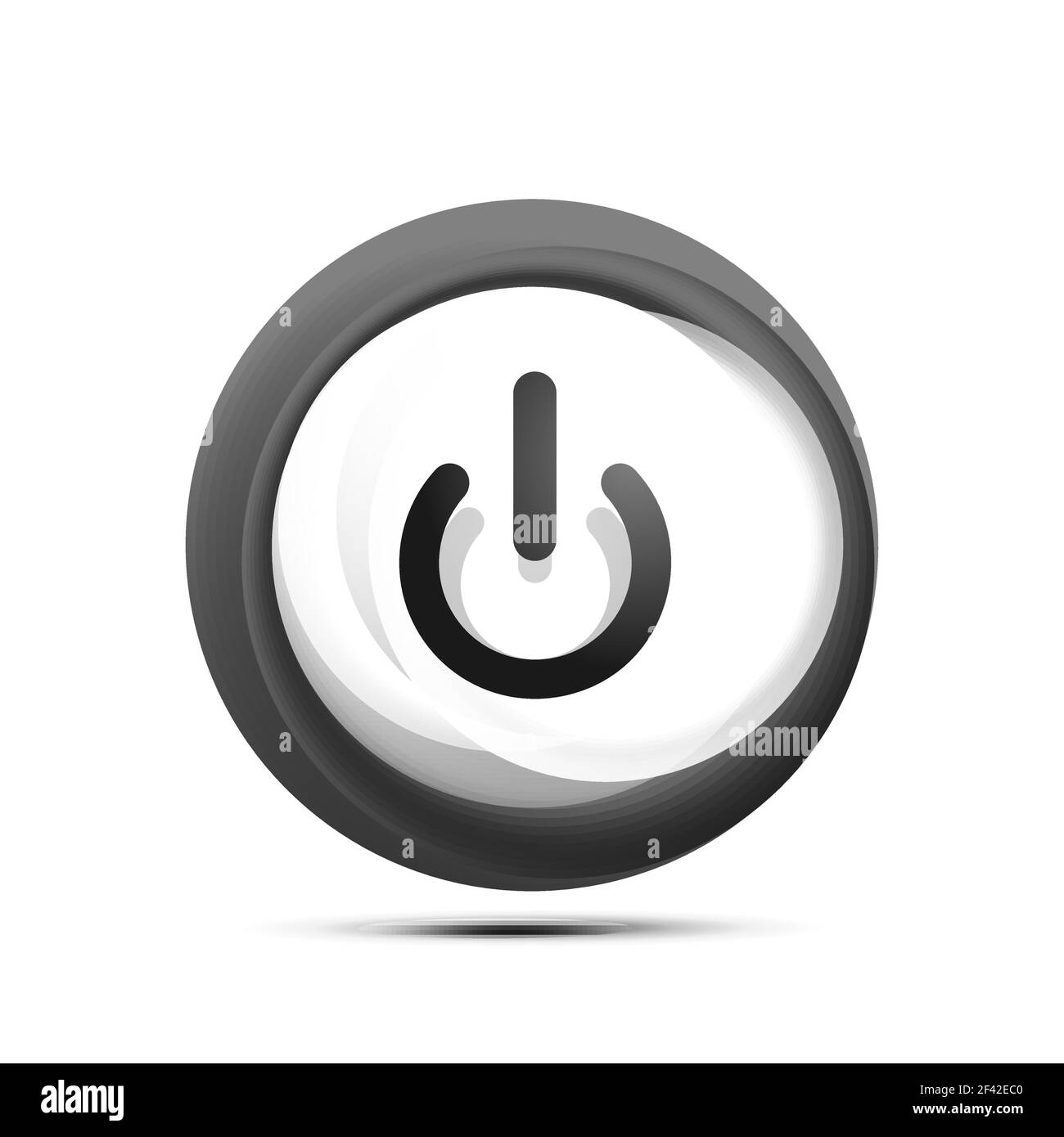 Go start internet button isolated Stock Vector Images - Alamy