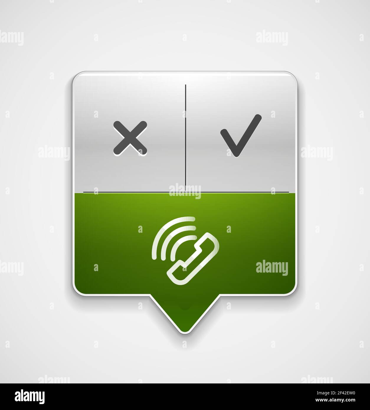 Vector phone support web button. Vector phone support web button, digital technology concept, old phone icon Stock Vector
