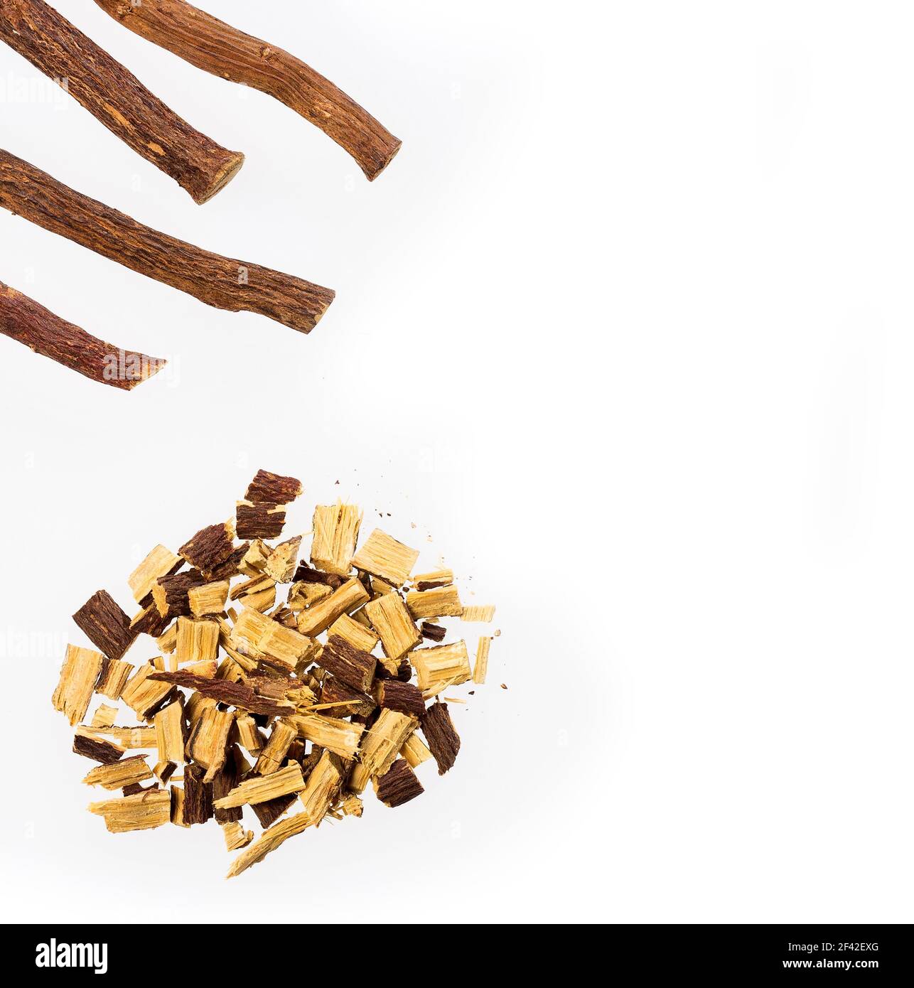 Licorice roots Glycyrrhiza glabra White background Stock Photo Alamy