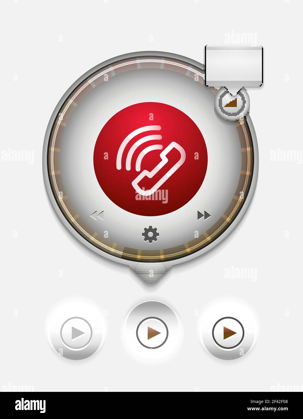 Vector phone support web button. Vector phone support web button ...