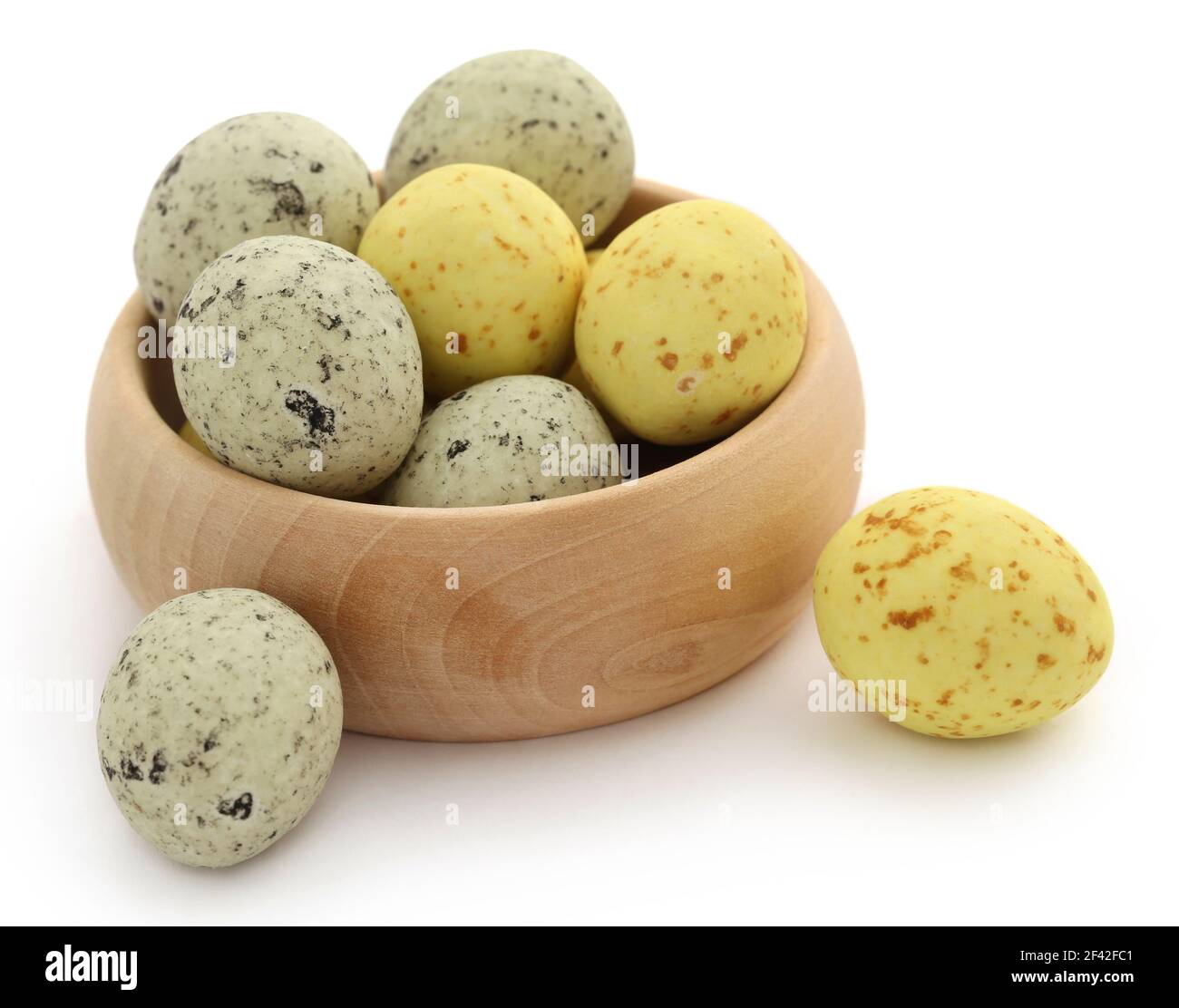 Easter egg over white background Stock Photo