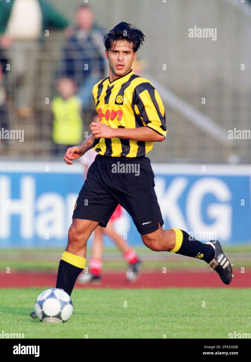 Dortmund, Germany 18.7.2000, Football: Bundesliga season 2000/01,  pre-season test match Borussia Dortmund (BVB, yellow) - Deniz SAHIN Stock  Photo - Alamy