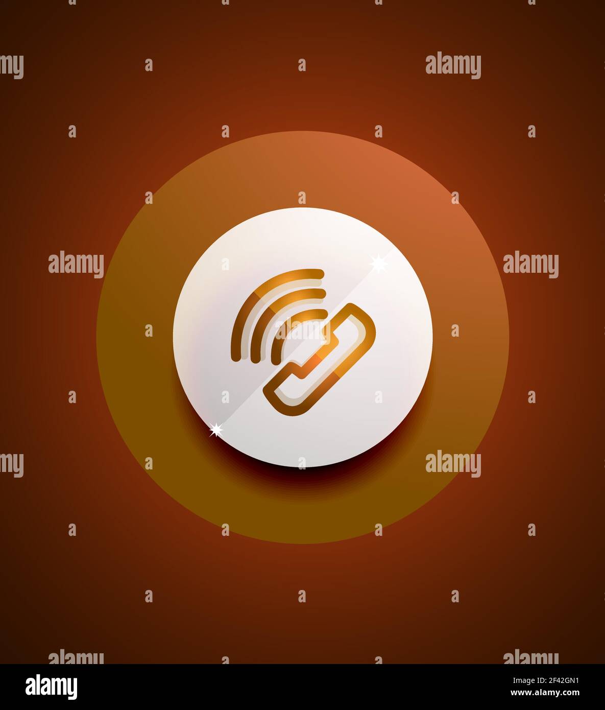Phone support call center button. Phone support call center button, web icon design Stock Vector