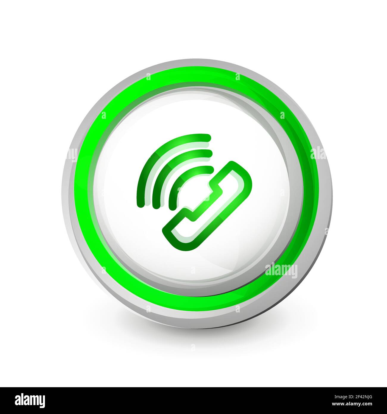 Phone support call center button. Phone support call center button, web icon design Stock Vector