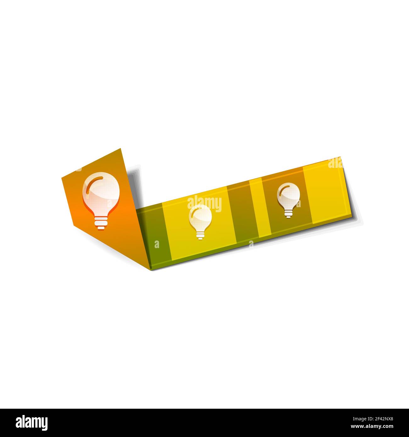 Light bulb, new idea concept web button. Light bulb, new idea concept web button, vector illustration Stock Vector