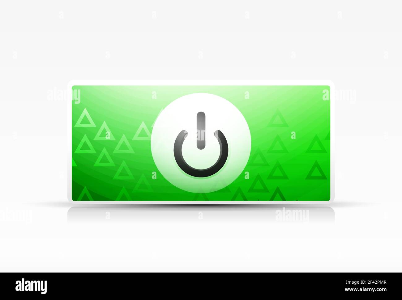 Power button technology logo, digital art techno concept, on off icon ...