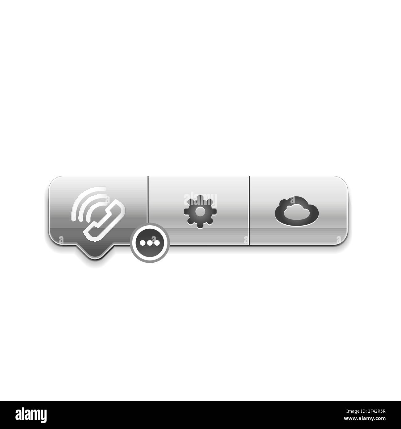 Vector phone support web button. Vector phone support web button ...
