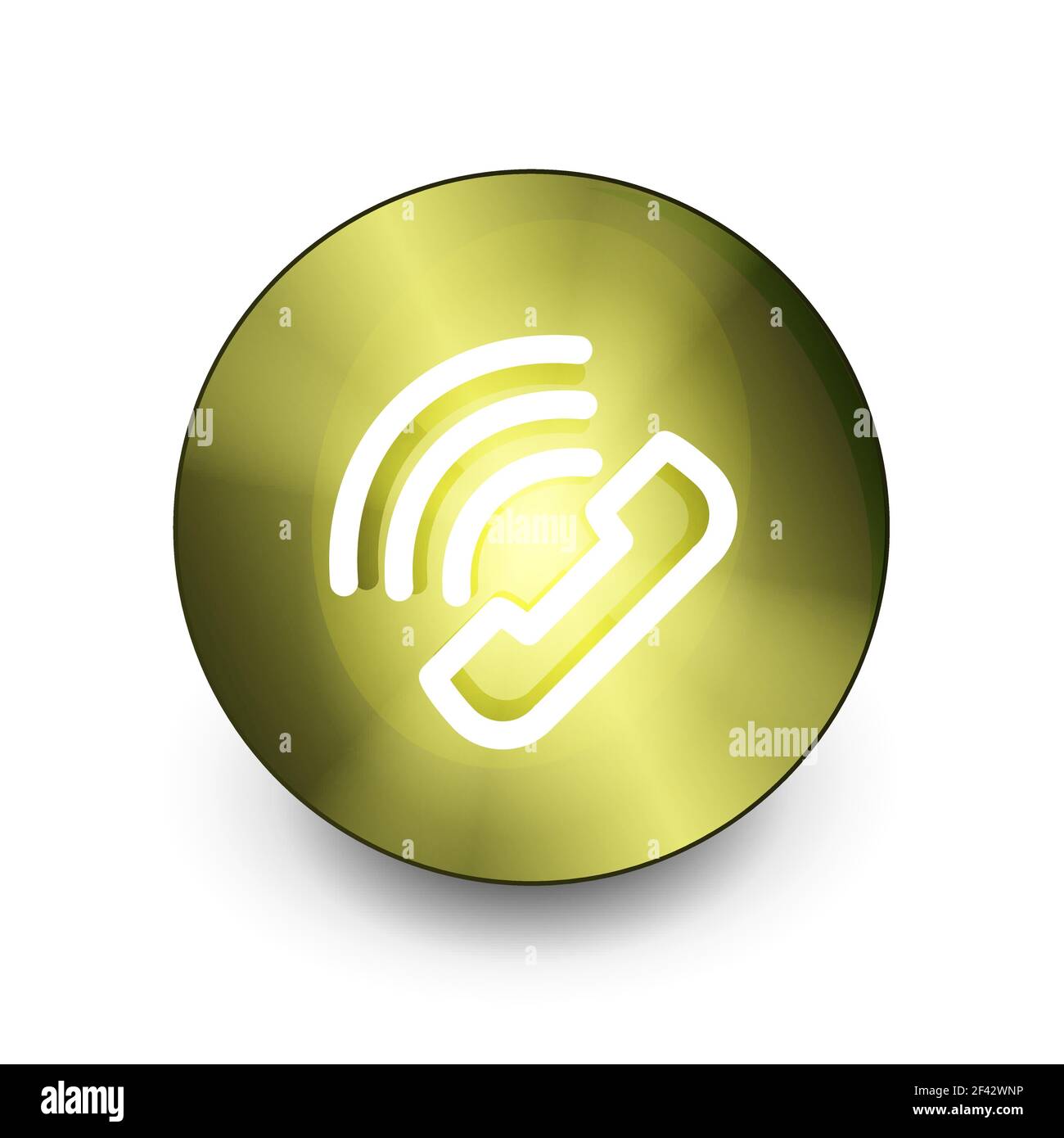 Phone support call center button. Phone support call center button, web icon design Stock Vector
