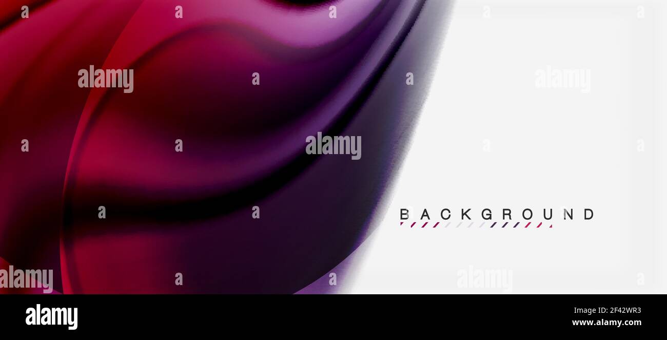 Swirl fluid flowing colors motion effect, holographic abstract ...