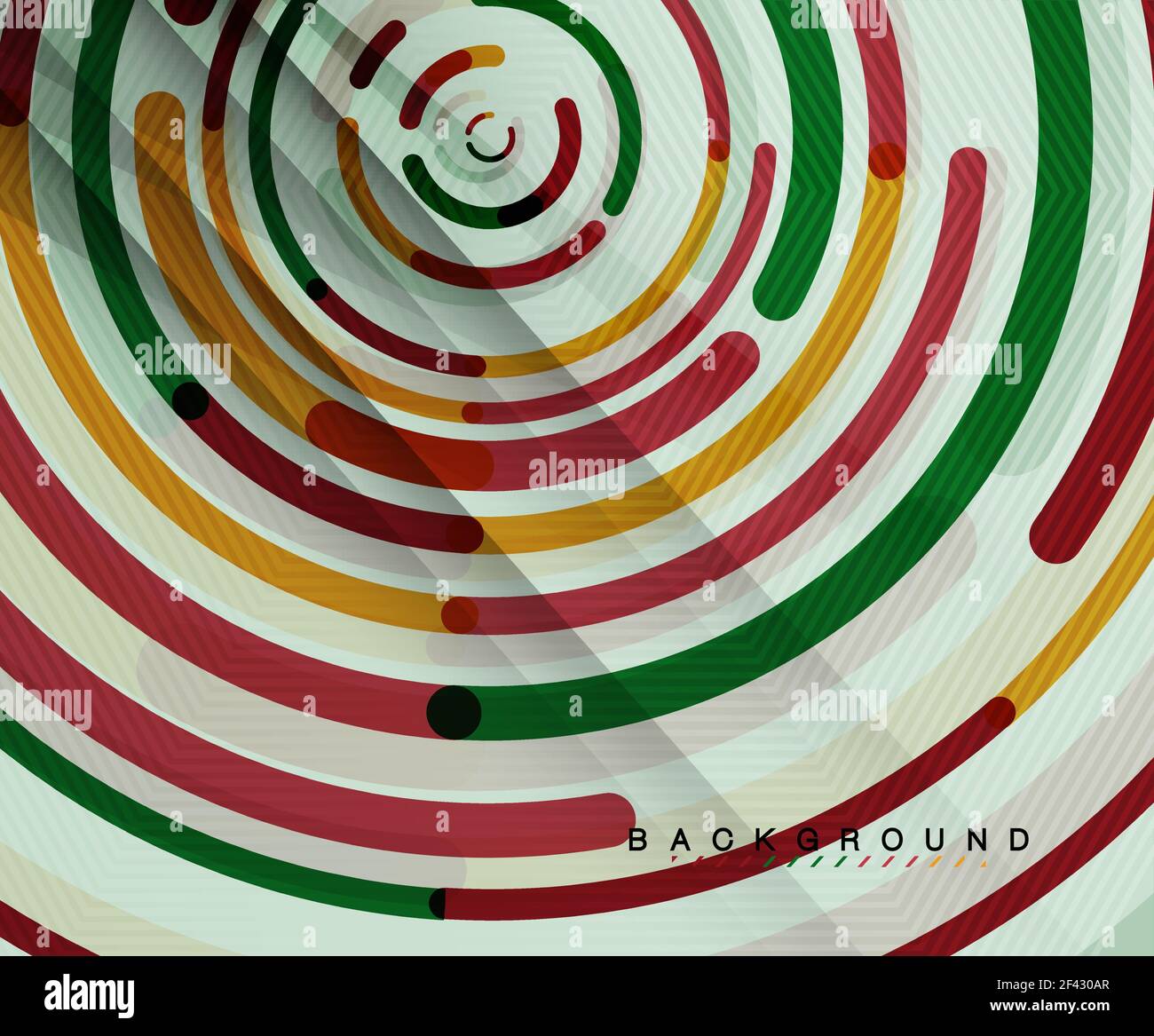 Circular lines, circles, geometric abstract background. Circular lines ...