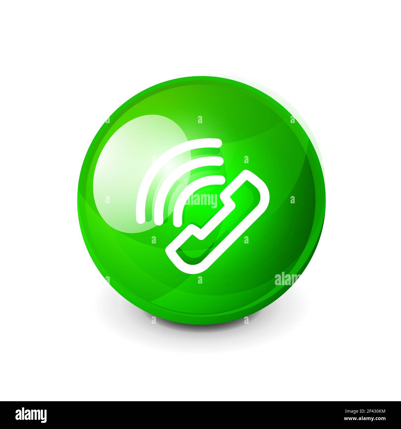 Phone support call center button. Phone support call center button, web icon design Stock Vector