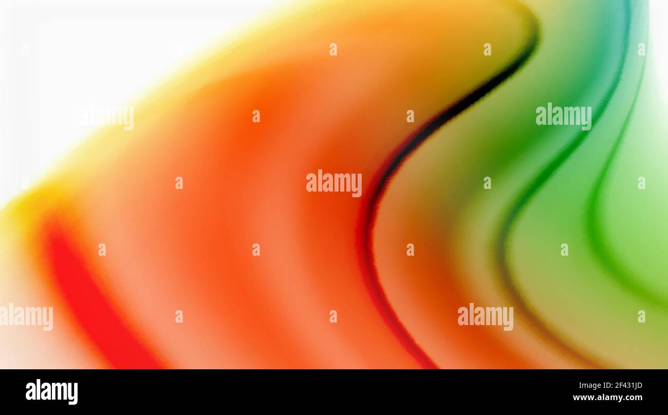 Swirl fluid flowing colors motion effect, holographic abstract ...