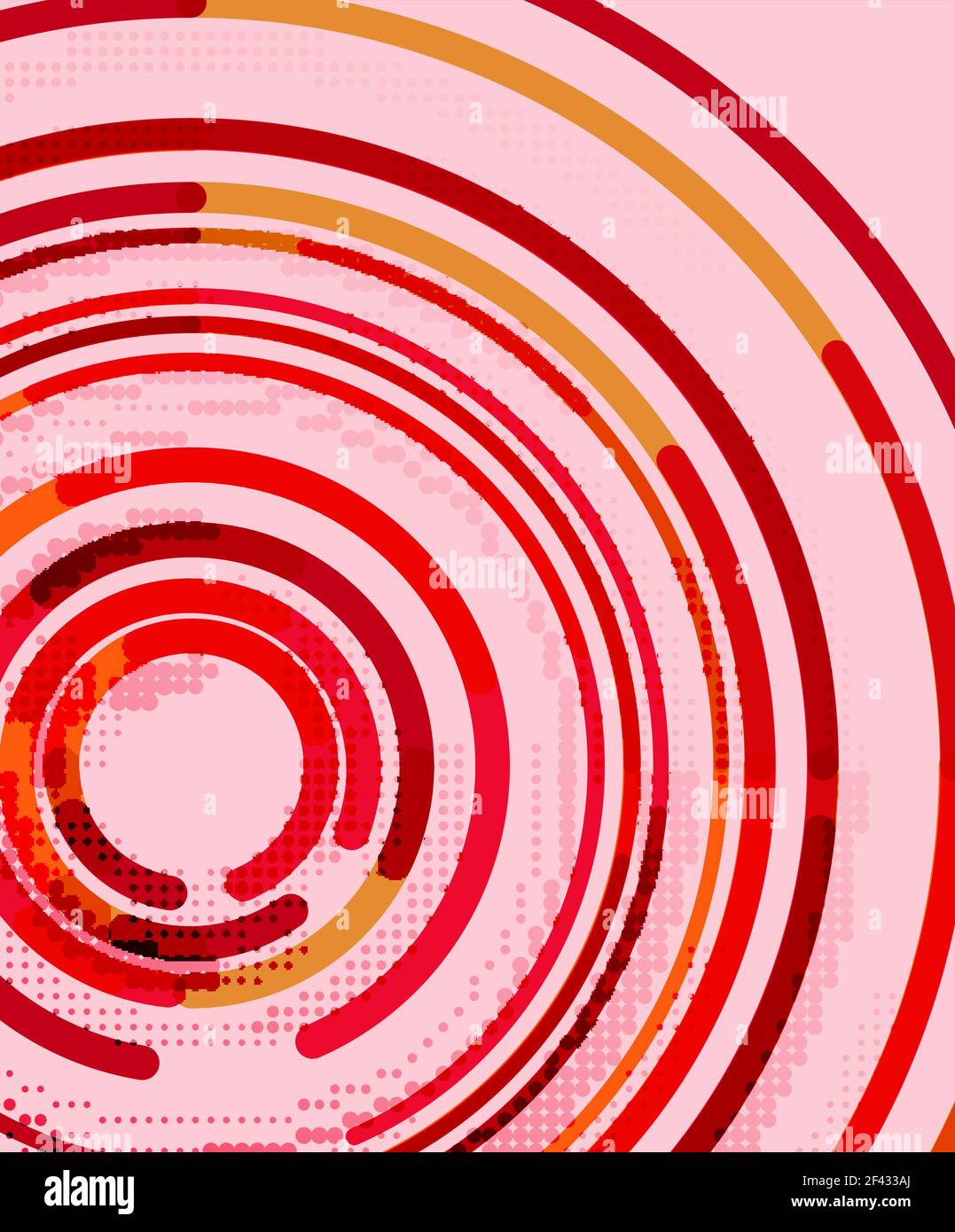 Circular lines, circles, geometric abstract background. Circular lines circles, geometric abstract background. Vector illustration Stock Vector