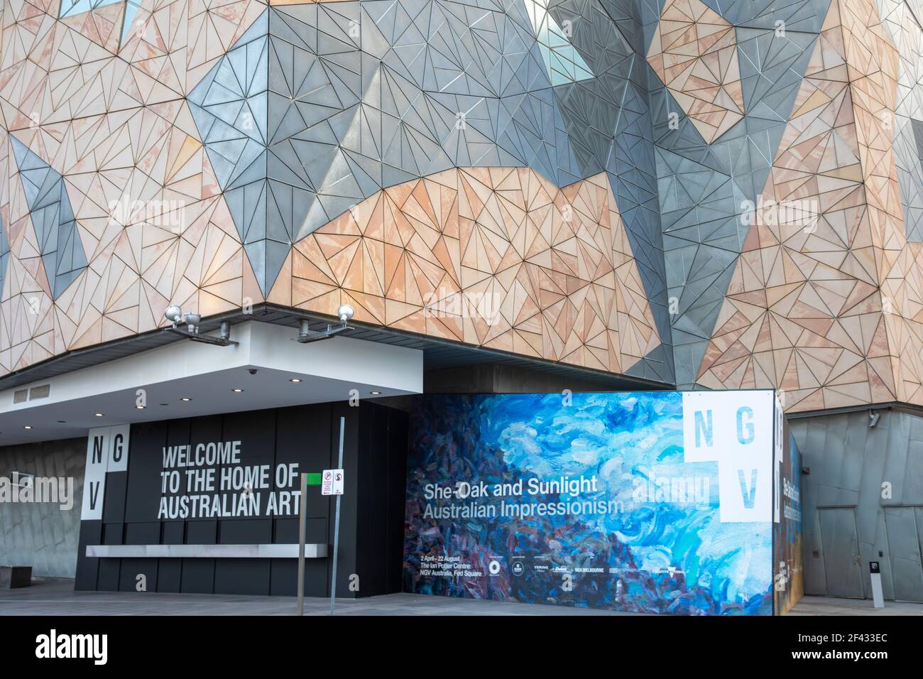 Ian Potter centre at NGV National Gallery of Victorias art museum in Melbourne city centre