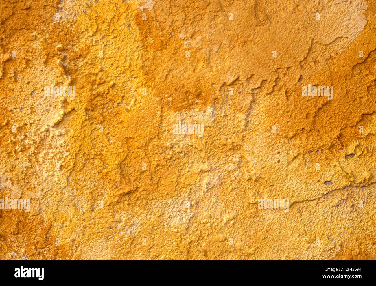 Detail of painted stucco wall as background Stock Photo