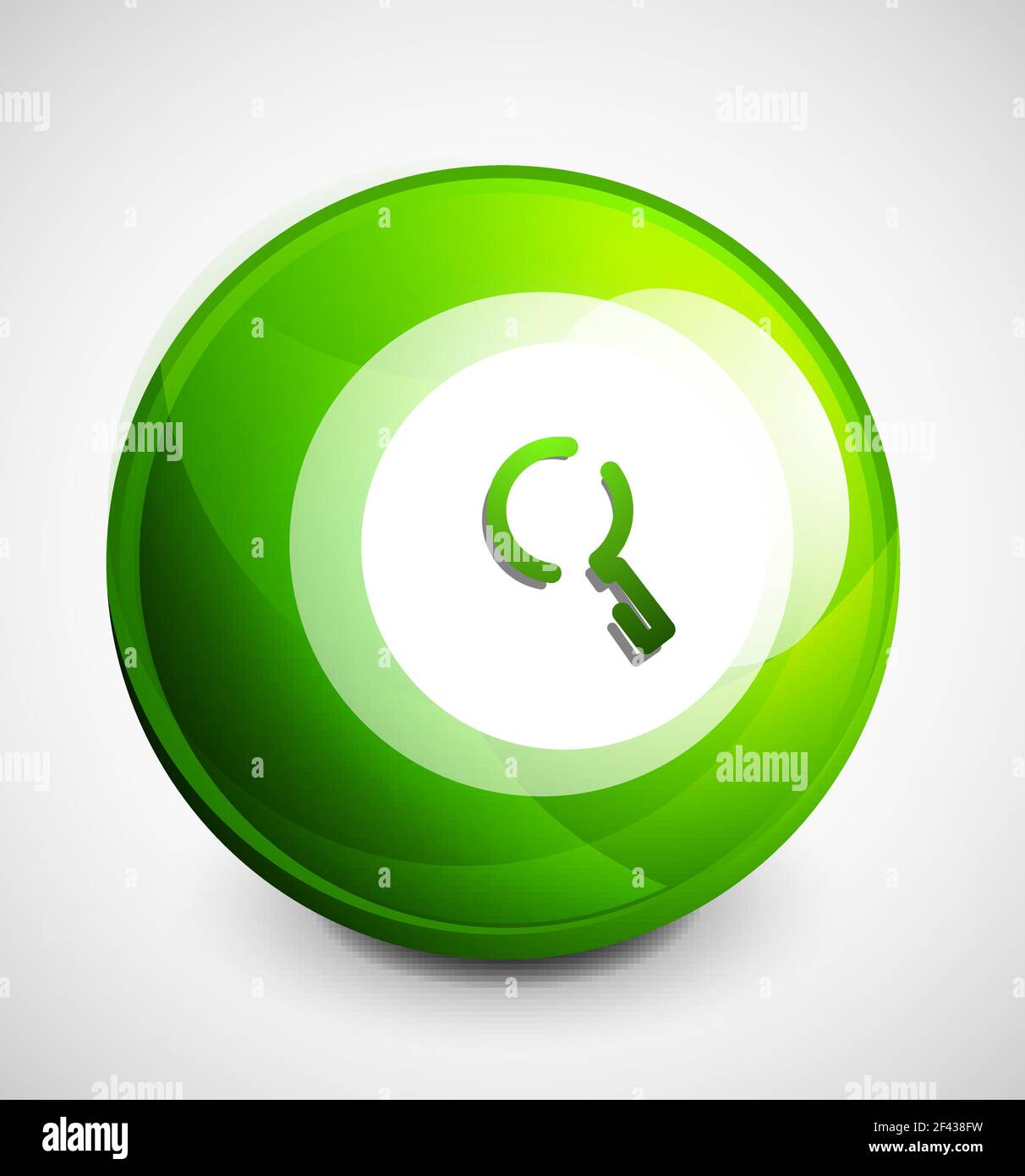 Search magnifyier web button, magnify icon. Modern magnifying glass ...