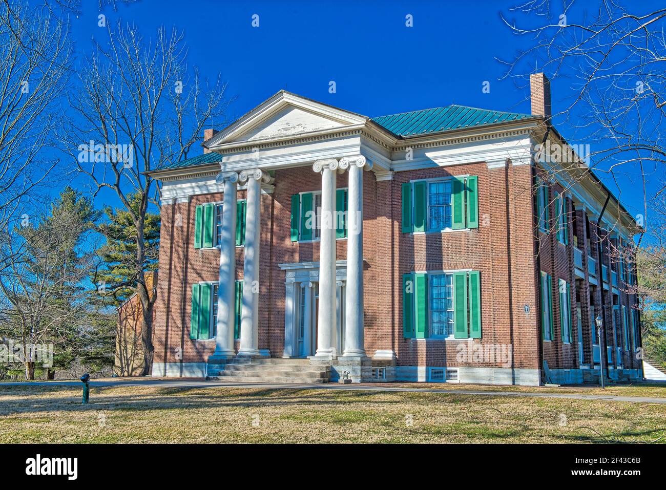 Waveland Mansion state historic site in Lexington Kentucky Stock Photo