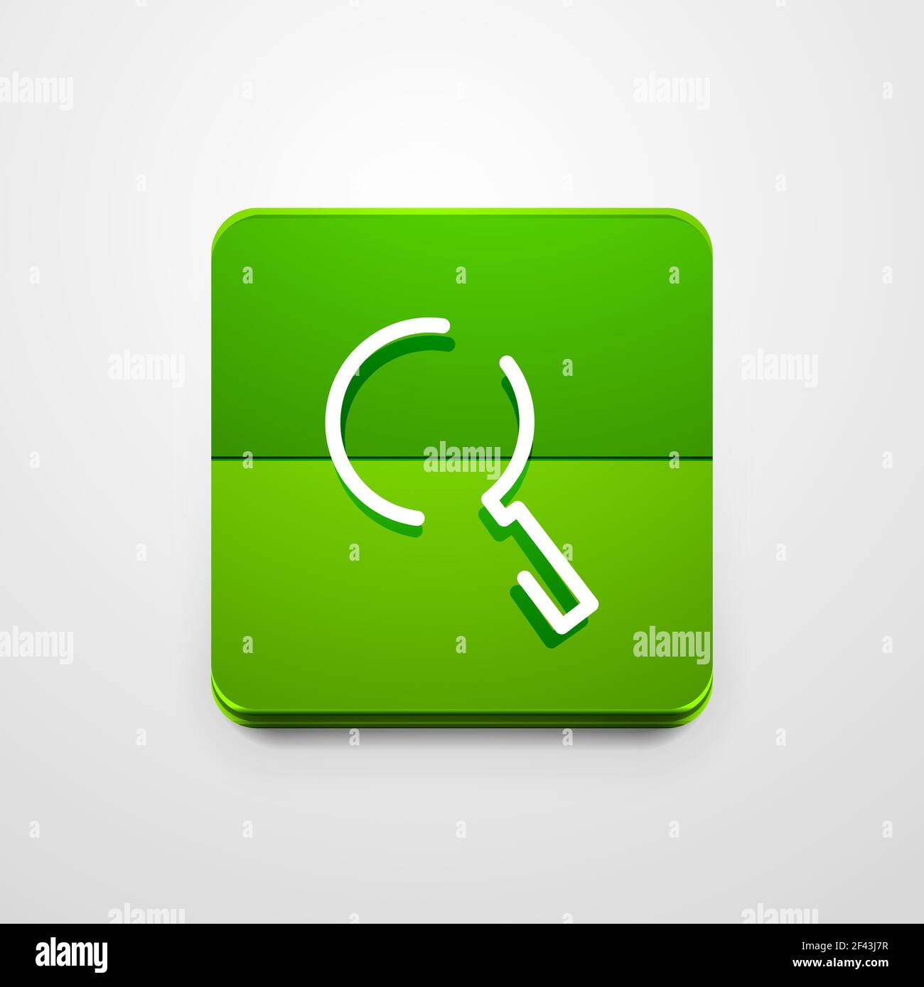Search magnifyier web button, magnify icon. Modern magnifying glass ...