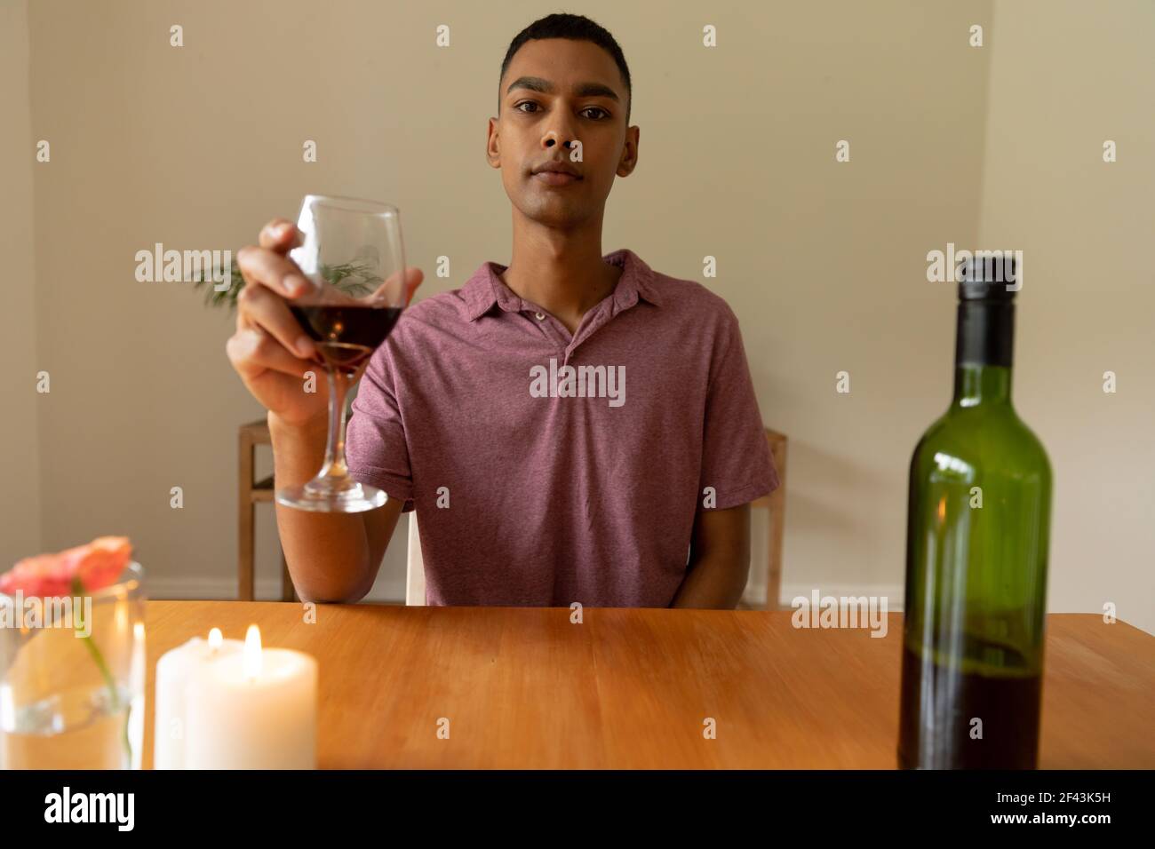 Man with wine glass Stock Photo by ©Tverdohlib.com 94262798