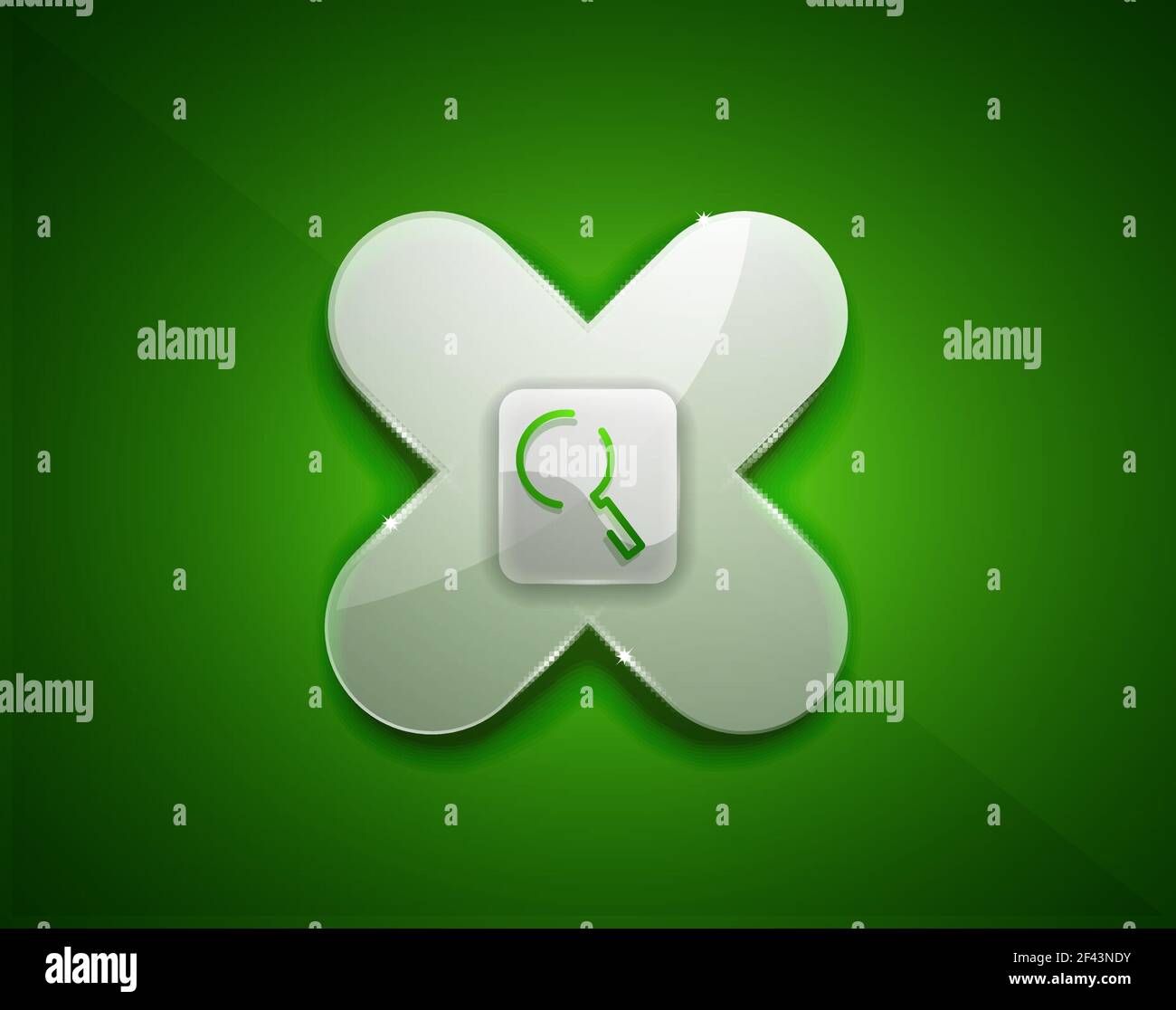 Search magnifyier web button, magnify icon. Modern magnifying glass ...