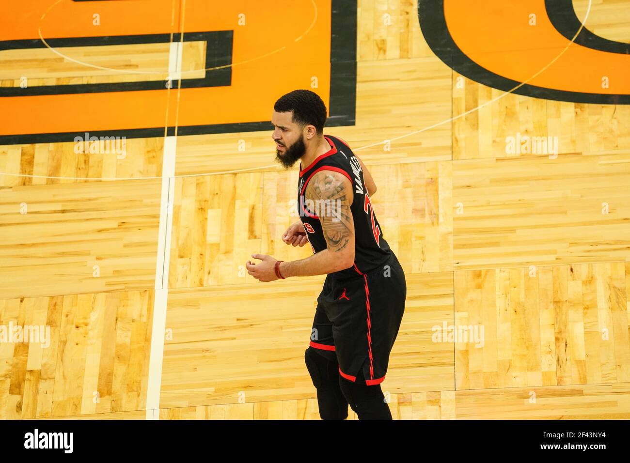 Orlando, Florida, USA, February 2, 2021, Toronto Rapters face the ...